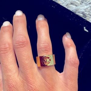Michael Kors gold MK ring size 7